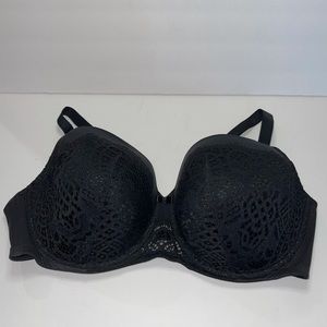 Auden black lace bra 44DDD